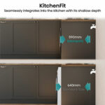Hisense KitchenFit 5i Series WF5I1245BWR, 12kg Washing Machine, A Rated in White - Image 4