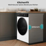Hisense KitchenFit 5i Series WF5I1245BWR, 12kg Washing Machine, A Rated in White - Image 5