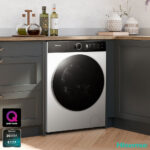 Hisense KitchenFit 5i Series WF5I9043BWFS, 9kg Washing Machine, A Rated in White