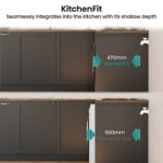 Hisense KitchenFit 5i Series WF5I9043BWFS, 9kg Washing Machine, A Rated in White - Image 5