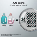 Hisense WF5S1045BB, 10.5kg 1400rpm Washing Machine, A Rated in Black - Image 5