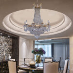 Denver Grand Gold & Crystal Empire Chandelier 85cm - Image 3