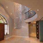 Washington Chrome & Clear Crystal Chandelier 40cm