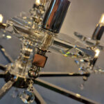 Boston 12 Light Crystal & Nickel Chandelier 70cm - Image 5