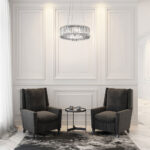 Kichler Crystal Skye 6 Light Chandelier 43cm - Image 4