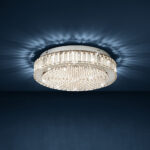 Eglo Balparda Ceiling Light 410mm in Crystal Chrome - Image 4