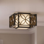 Feiss Remy 2 Light Flush Ceiling Light - Image 4