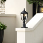 Feiss English Bridle 3 Light Exterior Pedestal Lantern - Image 4