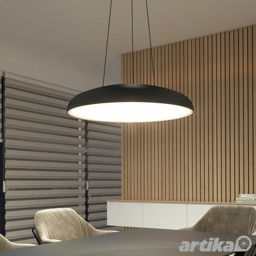 Artika Flint Pendant LED Light in Black
