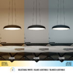 Artika Flint Pendant LED Light in Black - Image 5