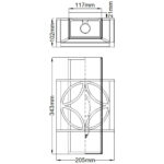 Feiss Remy 1 Light Wall Light - Image 2