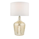 Lolek Silver Glass Dual Light Table Lamp - Image 3