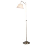 Suffolk Rise & Fall Floor Lamp with Pleated Shade - Image 3