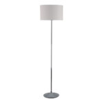 Delta Polished Chrome Floor Lamp with Ivory Shade - Image 5