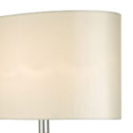 Syracuse Mercury Glass Table Lamp with Cream Shade - Image 4