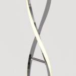 Artika Chrome Swirl LED Floor Lamp - Image 3