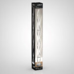 Artika Chrome Swirl LED Floor Lamp - Image 4