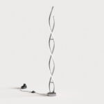 Artika Chrome Swirl LED Floor Lamp - Image 5