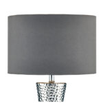 Bokara Hammered Effect Ceramic Table Lamp - Image 5