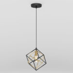 Artika Imperium 1-Pendant Light Fixture in Black & Gold - Image 2