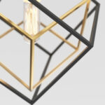 Artika Imperium 1-Pendant Light Fixture in Black & Gold - Image 4