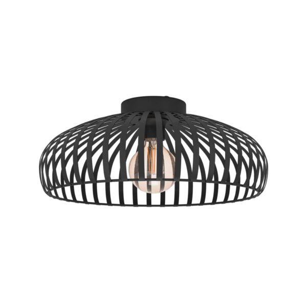Eglo Mogano Ceiling Light in Black - 17" (43cm)
