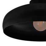 Eglo Mogano Ceiling Light in Black 16" (40cm) - Image 4