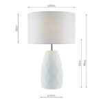 Ciara Geometric Table Lamp - Image 2
