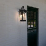 Lutec Traditional Outdoor Wall Lantern Light in Black - Image 4