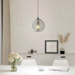 Eglo Ariscani 1 Smoked Glass Ball Light Pendant - Image 3