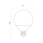 4lite WiZ Connected LED G95 E27 Colour Tuneable Smart Bulb, 2 Pack - Image 2