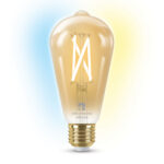 4lite WiZ Connected E27 Amber Filament Smart Bulbs 2 Pack - Image 2