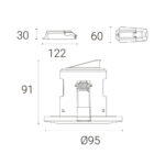 4lite WiZ Connected LED Fire Rated IP65 Downlight White - Image 4