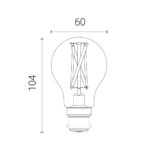 4lite WiZ Connected B22 Clear Filament Smart Bulbs 2 Pack - Image 4
