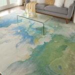 Prismatic Blue Seafoam Rug, in 4 Sizes - Image 2