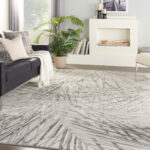 Rustic Textures Ivory & Grey Rug in 3 Sizes
