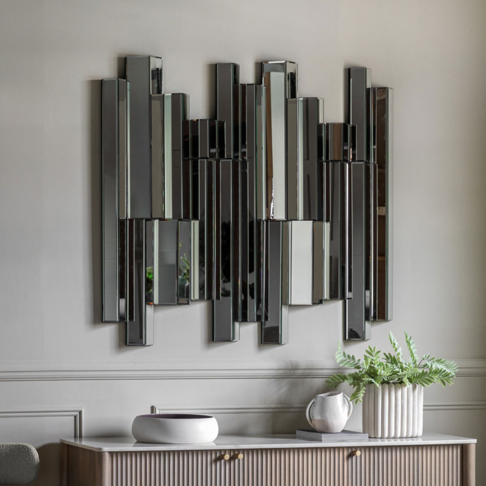 694457e35f3d50be666d3289a2141b2e5897c038c2d9aa493e279.jpg Gallery Almada Mirror, 110 x 121cm - Image 1