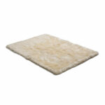Bowron Sheepskin Area Rug 120 x 180cm in Stone - Image 8