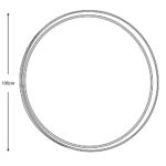 Gallery Keaton Walnut Round Mirror, 100cm - Image 2