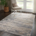 Rustic Textures Rustic Beige & Grey Rug in 3 Sizes
