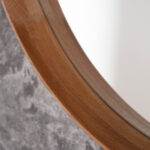 Gallery Keaton Oak Round Mirror, 100cm - Image 3