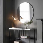 Gallery Hayle Black Round Mirror, 100cm - Image 3