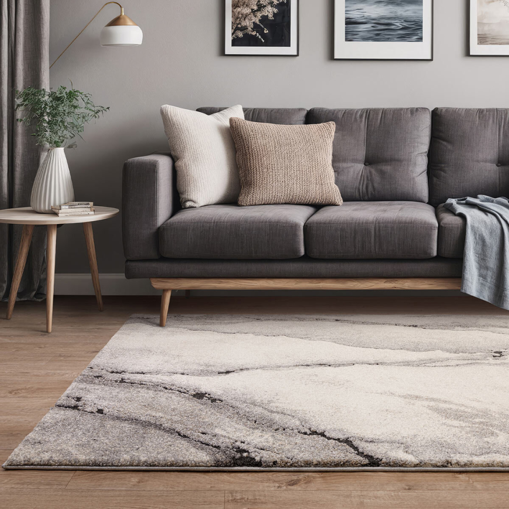 Mirage Oasis Grey Rug, in 2 Sizes