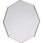 Gallery Bowie Champagne Octagon Mirror, 80cm - Image 4