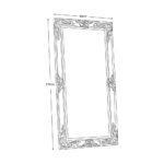 Gallery Hampshire Silver Leaner Mirror, 84 x 170cm - Image 2