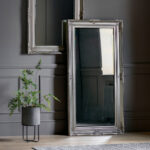 Gallery Hampshire Silver Leaner Mirror, 84 x 170cm - Image 5