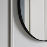 Gallery Hurston Elipse Black Mirror, 60 x 90cm - Image 3