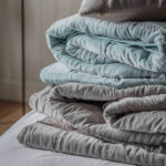Gallery Quilted Velvet Bedspread in Blush - Image 14