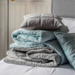 Gallery Quilted Velvet Bedspread in Blush - Image 16