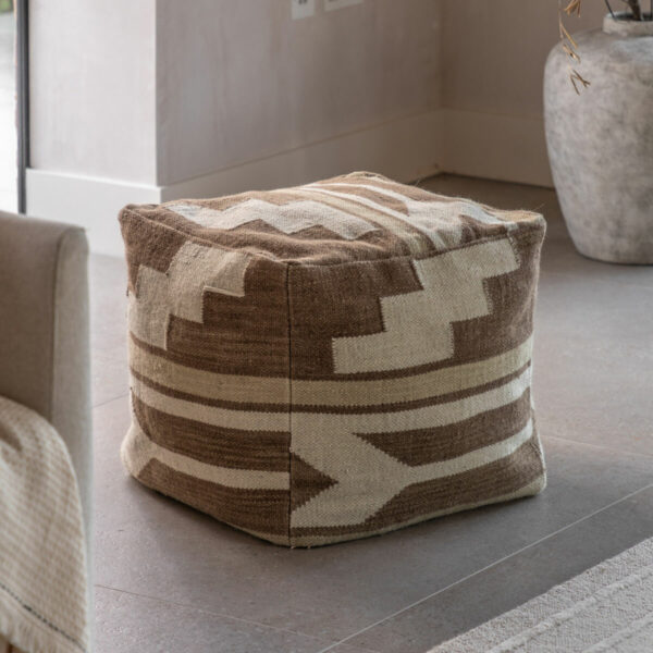 Gallery Falun Tonal Pouffe, 40 x 50 cm